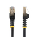 StarTech.com 0,5m zwart Cat6a Ethernet netwerkkabel shielded (STP) Cat6a patchkabel Cat 6a