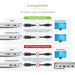 StarTech.com 1 m USB-C naar Mini DisplayPort kabel 4K 60Hz zwart