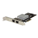 StarTech.com Dual Port 10G PCIe Netwerk Adapter Kaart, Intel-X550AT 10GBASE-T & NBASE-T PCI Express Netwerk Interface Adapter 10/5/2.5/1GbE Multi Gigabit Ethernet 5 Speed NIC LAN Kaart