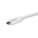StarTech.com USB-C naar USB-C kabel met 5A/100W PD - M/M - wit - USB 2.0 - USB-IF gecertificeerd - 4 m