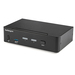 StarTech.com 2 Port DisplayPort KVM Switch, 4K 60Hz, Single Display, Dual Port UHD DP 1.2 USB KVM Switch met Geïntegreerde USB 3.0 Hub & Audio, Dell HP Apple Lenovo, TAA Compliant