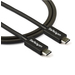 StarTech.com 80cm Thunderbolt 3 Kabel, 20Gbps, 100W PD, 4K/5K, Thunderbolt Gecertificeerd, Thunderbolt 4/USB 3.2/DisplayPort Compatibel, Zwart