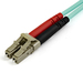 StarTech.com 15m LC/UPC naar LC/UPC OM3 Multimode Glasvezel Netwerkkabel, Full Duplex 50/125µm Zipcord Fiber, 100G Netwerken, LOMMF/VCSEL, <0.3dB Low Insertion Loss, LSZH Fiber Optic Patch Kabel