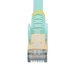 StarTech.com CAT6a kabel snagless RJ45 connectors koperdraad stp kabel 1,5 m aqua