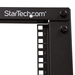 StarTech.com 4-Post 18U Mobiel Open Frame Server Rack, 19" Patchkast met Wielen en 4 Stijlen, Open Serverkast met Verstelbare Diepte voor Computer / AV / Netwerk Apparatuur - Wielen, Stelvoeten of Vloermontage