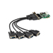 StarTech.com 4 Port PCI Express RS232 Seriële Kaart, PCIe RS232 Serial Host Controller Kaart, PCIe naar Serial DB9 Adapter Kaart, 16950 UART, Low Profile Uitbreidingskaart, Windows & Linux