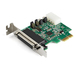 StarTech.com 4 Port PCI Express RS232 Seriële Kaart, PCIe RS232 Serial Host Controller Kaart, PCIe naar Serial DB9 Adapter Kaart, 16950 UART, Low Profile Uitbreidingskaart, Windows & Linux