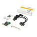 StarTech.com 4 Port PCI Express RS232 Seriële Kaart, PCIe RS232 Serial Host Controller Kaart, PCIe naar Serial DB9 Adapter Kaart, 16950 UART, Low Profile Uitbreidingskaart, Windows & Linux