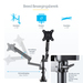 StarTech.com Monitor arm bureau scharnierend 2x USB 3.0 premium
