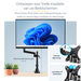 StarTech.com Monitor arm bureau scharnierend 2x USB 3.0 premium