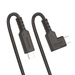 StarTech.com 2m Haakse USB-C Kabel, Rugged, USB 3.2 Gen 1 (5 Gbps), USB C naar C Data transfer Kabel met Rechte Hoek, 4K 60Hz DP Alt Mode, 100W Power Delivery, USB Type-C Kabel