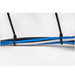 StarTech.com 25 cm Zwarte Kabelbinders 4 mm Breed, 68 mm Bundeldiameter, 22 kg Treksterkte Zelfsluitende Snelbinders uit Nylon met Gebogen Punt, 94V-2/UL Listed, 1000 stuks