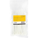 StarTech.com 15 cm Witte Kabelbinders 3 mm Breed, 39 mm Bundeldiameter, 18 kgTreksterkte Zelfsluitende Snelbinders uit Nylon met Gebogen Punt, 94V-2/UL Listed, 100 stuks