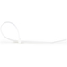 StarTech.com 20 cm Witte Kabelbinders 4 mm Breed, 55 mm Bundeldiameter, 22 kg Treksterkte Zelfsluitende Snelbinders uit Nylon met Gebogen Punt, 94V-2/UL Listed, 100 stuks