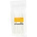 StarTech.com 20 cm Witte Kabelbinders 4 mm Breed, 55 mm Bundeldiameter, 22 kg Treksterkte Zelfsluitende Snelbinders uit Nylon met Gebogen Punt, 94V-2/UL Listed, 100 stuks