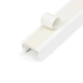 StarTech.com Stevige Zelfklevende Kabelgoot met Deksel, 19mm B x 11mm H 1m L, PVC Draadgoot / Muurlijst voor Netwerk- en Voedingskabels, Max 6 kabels, UL Listed