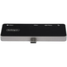 StarTech.com USB C Multiport Adapter - USB-C naar 4K 60Hz HDMI 2.0, 100W Power Delivery Pass-Through, 3-Port USB 3.0 Hub met Audio - USB-C Mini Dock - USB Type-C Travel Dock