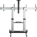 StarTech.com STNDMTVDUO tv-bevestiging 152,4 cm (60") Zwart, Zilver