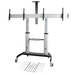 StarTech.com STNDMTVDUO tv-bevestiging 152,4 cm (60") Zwart, Zilver