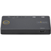StarTech.com 2 Port Hybride USB-A + HDMI & USB-C KVM Switch - Enkele 4K 60Hz HDMI 2.0 Monitor - Compacte Desktop en/of Laptop HDMI KVM Switch - USB Bus Powered - Thunderbolt 3 Compatibel