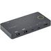 StarTech.com 2 Port Hybride USB-A + HDMI & USB-C KVM Switch - Enkele 4K 60Hz HDMI 2.0 Monitor - Compacte Desktop en/of Laptop HDMI KVM Switch - USB Bus Powered - Thunderbolt 3 Compatibel
