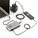StarTech.com USB-C Multiport Adapter, 4K 60Hz HDMI/VGA, 3-Port USB Hub, 100W Power Delivery Pass-Through, GbE, Travel Docking Station met Charging, Mini Dock, 30cm Wrap-Around Kabel