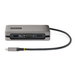StarTech.com USB-C Multiport Adapter, 4K 60Hz HDMI/VGA, 3-Port USB Hub, 100W Power Delivery Pass-Through, GbE, Travel Docking Station met Charging, Mini Dock, 30cm Wrap-Around Kabel