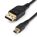 StarTech.com 2m Mini DisplayPort naar DisplayPort 1.4 VESA Certified Kabel 8K 60Hz HBR3 HDR Super UHD mDP naar DP 1.4 Slim (34 AWG) Ultra HD 4K 120Hz Video/Monitorkabel