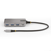 StarTech.com 4-Port USB-C Hub met USB-C DP Alt Mode Video Output 4K 60Hz, 3x USB-A, 1x USB Type-C, 100W Power Delivery Pass-Through, USB 3.2 10Gbps, 30cm Kabel, Compacte USB Hub