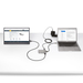 StarTech.com 4-Port USB-C Hub met USB-C DP Alt Mode Video Output 4K 60Hz, 3x USB-A, 1x USB Type-C, 100W Power Delivery Pass-Through, USB 3.2 10Gbps, 30cm Kabel, Compacte USB Hub