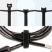 StarTech.com 15cm Kabelbinder Klittenband, 50 Pack, Zwart, Herbruikbare Haak en Lus Kabel Klitteband, Verstelbare en Flexibele Tyraps voor Kabelbeheer