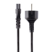 StarTech.com 3m Laptop Stroomkabel, EU Schuko Plug naar C5 (Clover Leaf), 2.5A 250V, 18AWG, Laptop Vervangkabel, Printer Voedingkabel, Laptop Lader Kabel / Laadkabel, UL-Listed