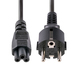 StarTech.com 3m Laptop Stroomkabel, EU Schuko Plug naar C5 (Clover Leaf), 2.5A 250V, 18AWG, Laptop Vervangkabel, Printer Voedingkabel, Laptop Lader Kabel / Laadkabel, UL-Listed