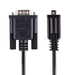 StarTech.com 3m RS232 Serial Null Modem Kabel, Seriële Crossover Kabel met Al-Mylar Afscherming, DB9 Seriële COM Poort Kabel Female naar Male, Compatibel met DTE Apparatuur, Zwart, F/M