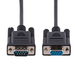 StarTech.com 3m RS232 Serial Null Modem Kabel, Seriële Crossover Kabel met Al-Mylar Afscherming, DB9 Seriële COM Poort Kabel Female naar Male, Compatibel met DTE Apparatuur, Zwart, F/M