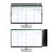 StarTech.com Monitor Privacy Filter voor 19" PC Scherm - Privacy Film voor Computerscherm - Schermbeveiliger met +/- 30° Kijkhoek en Reductie Blauw Licht - 16:9 Widescreen - Mat/Glanzend