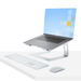 StarTech.com Laptop Standaard Bureau, Aluminum, Zilver, Max 5kg, Ergonomische Laptopstandaard, Draagbare Laptop Verhoger, Notebook Computer Stand voor Macbook Air/Pro, Dell XPS, Lenovo