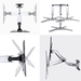 StarTech.com Wandmonteerbare VESA TV arm, Verstelbare Full Motion TV Muurbeugel voor 23"-55" Schermen, Compacte Monitor Arm, 30kg Draagvermogen, Uitschuifbare/Kantelbare/Zwenkbare VESA Wandbeugel