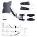 StarTech.com Wandmonteerbare VESA TV arm, Verstelbare Full Motion TV Muurbeugel voor 23"-55" Schermen, Compacte Monitor Arm, 30kg Draagvermogen, Uitschuifbare/Kantelbare/Zwenkbare VESA Wandbeugel