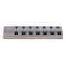 StarTech.com 7-Port Self-Powered USB-C Hub met Individuele On/Off Schakelaars, USB 3.0 5Gbps Expansion Hub met Power Supply, Desktop/Laptop USB-C naar USB-A Hub, USB Type C Hub met BC 1.2