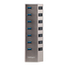 StarTech.com 7-Port Self-Powered USB-C Hub met Individuele On/Off Schakelaars, USB 3.0 5Gbps Expansion Hub met Power Supply, Desktop/Laptop USB-C naar USB-A Hub, USB Type C Hub met BC 1.2