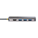 StarTech.com USB C Multiport Adapter, 4K 60Hz HDMI Video, 3 Port 5Gbps USB-A Hub, 100W USB Power Delivery Pass-Through, GbE, SD/MicroSD, 30cm Kabel, Travel Dock, Laptop Docking Station