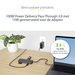 StarTech.com USB C Multiport Adapter, 4K 60Hz HDMI Video, 3 Port 5Gbps USB-A Hub, 100W USB Power Delivery Pass-Through, GbE, SD/MicroSD, 30cm Kabel, Travel Dock, Laptop Docking Station
