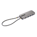 StarTech.com USB C Multiport Adapter, 4K 60Hz HDMI Video, 3 Port 5Gbps USB-A Hub, 100W USB Power Delivery Pass-Through, GbE, SD/MicroSD, 30cm Kabel, Travel Dock, Laptop Docking Station