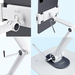 StarTech.com Verstelbare Tablet Houder voor Bureau, Wandmonteerbaar, Draagvermogen 1kg, Ergonomische Tablet Steun, Universele Tablet Standaard, Zwenken/Draaien/Roteren