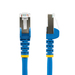 StarTech.com 3m CAT6a Ethernet Kabel, Blauw, Low Smoke Zero Halogen (LSZH), 10GbE 500MHz 100W PoE++ Snagless RJ-45 S/FTP Netwerk Patch Kabel met Trekontlasting, Fluke Tested/ETL