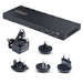 StarTech.com 4 Port HDMI Splitter, 4K 60Hz HDMI 2.0 Video, 4K HDMI Splitter met Ingebouwde Scaler, HDMI Splitter 4K 60hz 1 In 4 Out, 3.5mm/Optische Audio Poort, HDMI Audio Video Splitter