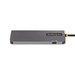 StarTech.com USB C Multiport Adapter, 4K 60Hz HDMI Video Adapter, 3 Port 5Gbps USB-A 3.2 Hub, 100W Power Delivery Pass-Through, GbE, 30cm Kabel, USB Type-C Ethernet Adapter, Travel Dock, Laptop Docking Station