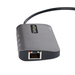 StarTech.com USB C Multiport Adapter, 4K 60Hz HDMI Video Adapter, 3 Port 5Gbps USB-A 3.2 Hub, 100W Power Delivery Pass-Through, GbE, 30cm Kabel, USB Type-C Ethernet Adapter, Travel Dock, Laptop Docking Station