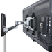 StarTech.com Draaibare TV Beugel voor 26" tot 65" (45kg) Flat of Curved TVs, VESA TV Muursteun, Inklapbaar/Kantelbaar, Low Profile TV Muurbeugel, Zwenkbare Premium TV Arm